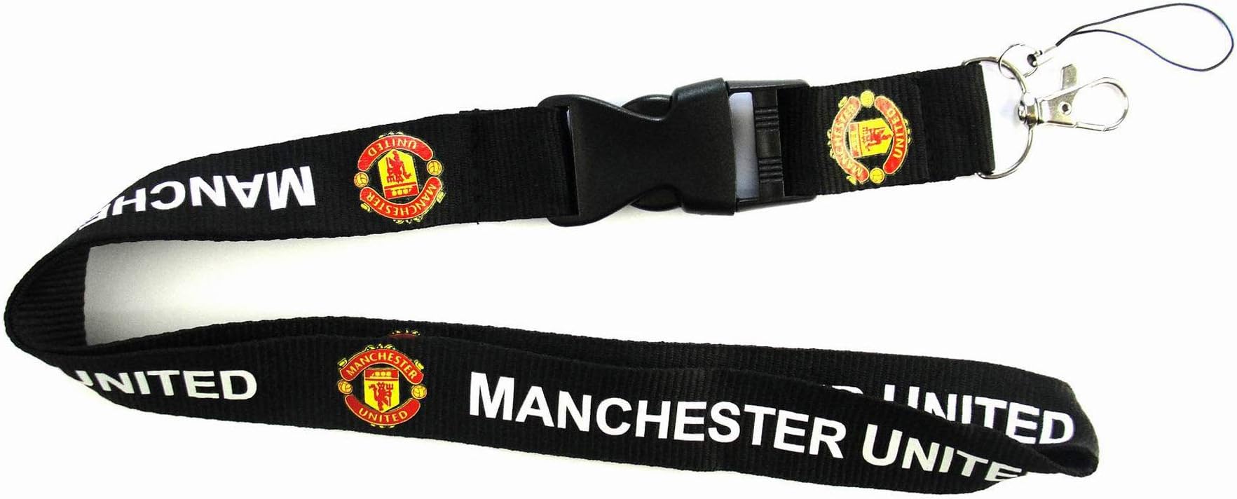 Qzlclub Football Club Soccer Team Logo Premium Lanyard Key Chain Holder/ID Badges Holder/Mobile Phone etc