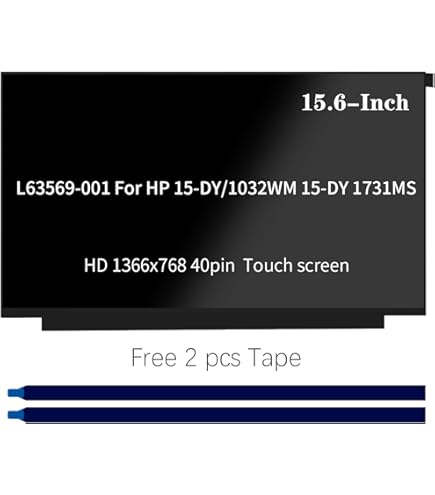 15.6 Inch LCD Replacement Replacement LCD Screen For HP 15-F233WM & 15-F272WM Laptops - 15.6" HD LED Display Hp15 Touch Screen - Foto 8