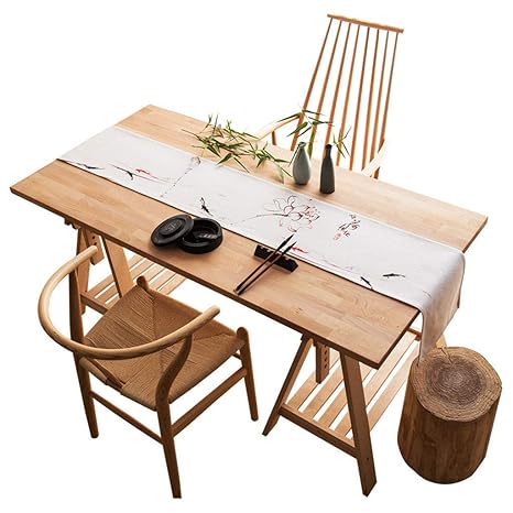 Amazon Com Lquide Burlap Table Runner Jute Country Vintage