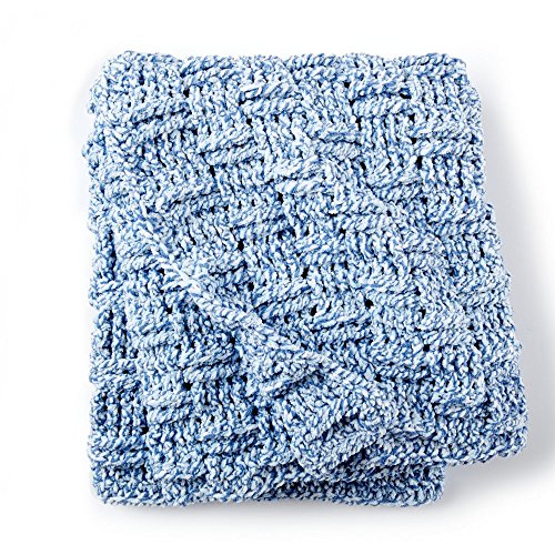 Bernat Baby Blanket Yarn, 10.5oz, Gauge 6 Super Bulky Blue Dreams