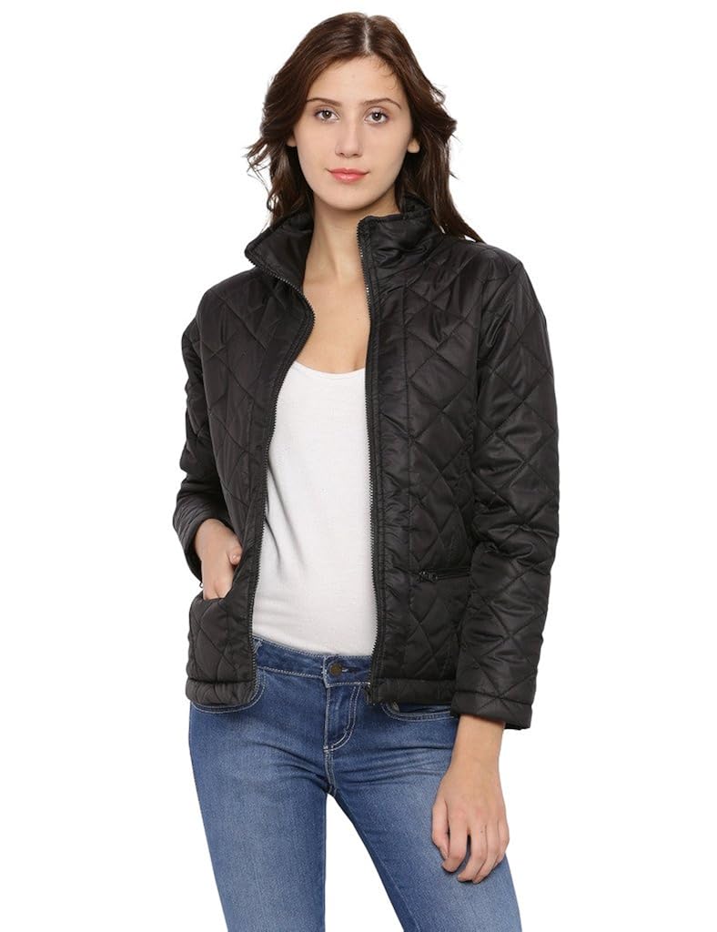 campus sutra women's cotton plain jacket