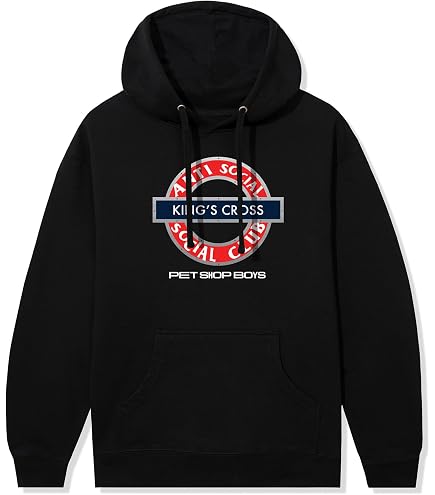 Amazon.com: Anti Social Social Club UK Flag Hoodie - Black