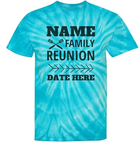 tie dye family reunion shirts