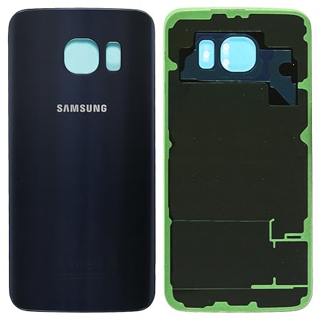 Original Samsung Akkudeckel black / schwarz für Samsung G920F Galaxy S6 (Akkufachdeckel, Batterieabdeckung, Rückseite, Back-C