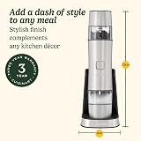 Cuisinart Cordless Salt Pepper Grinder Set Rechargeable, Frosted Pearl view 6
