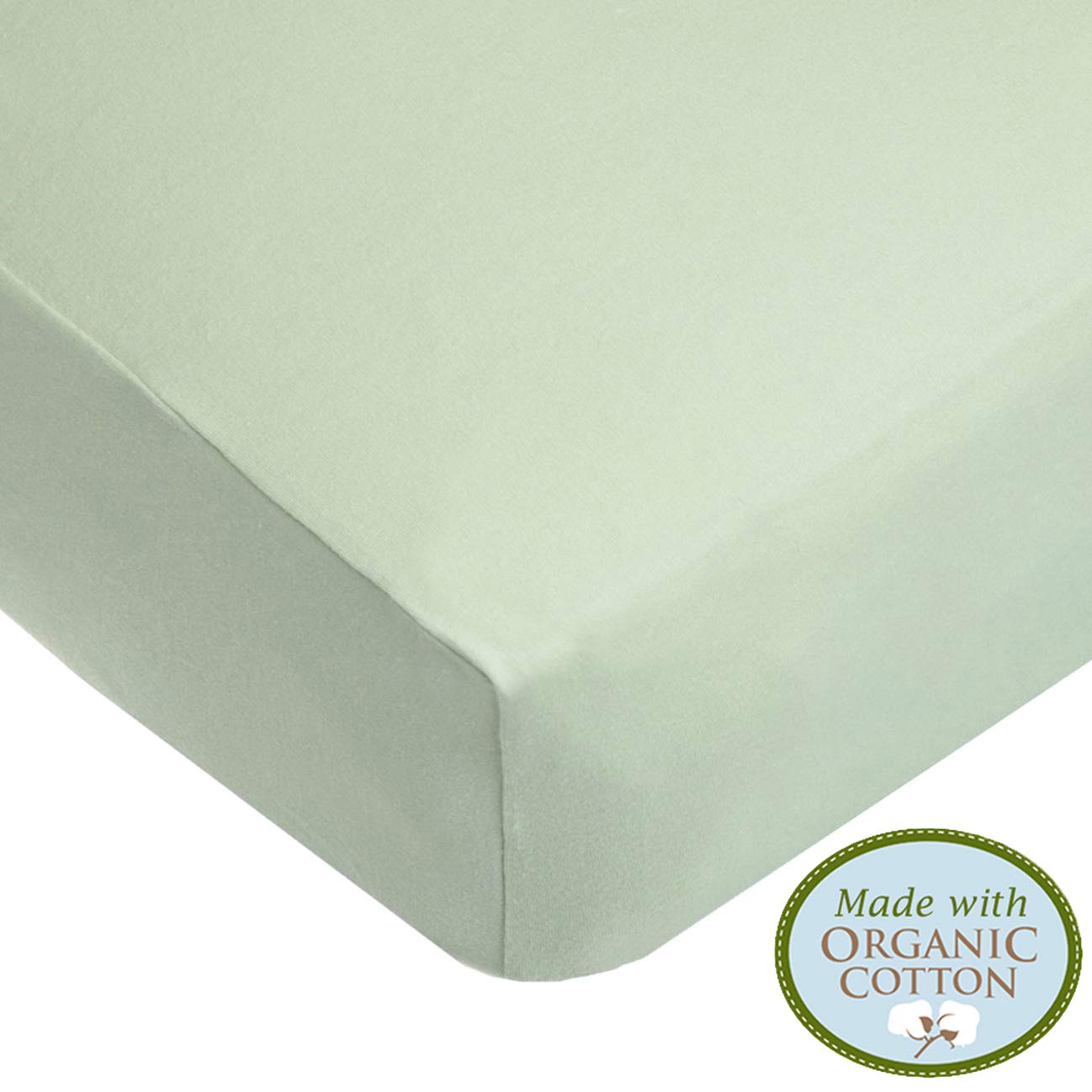 green crib sheet