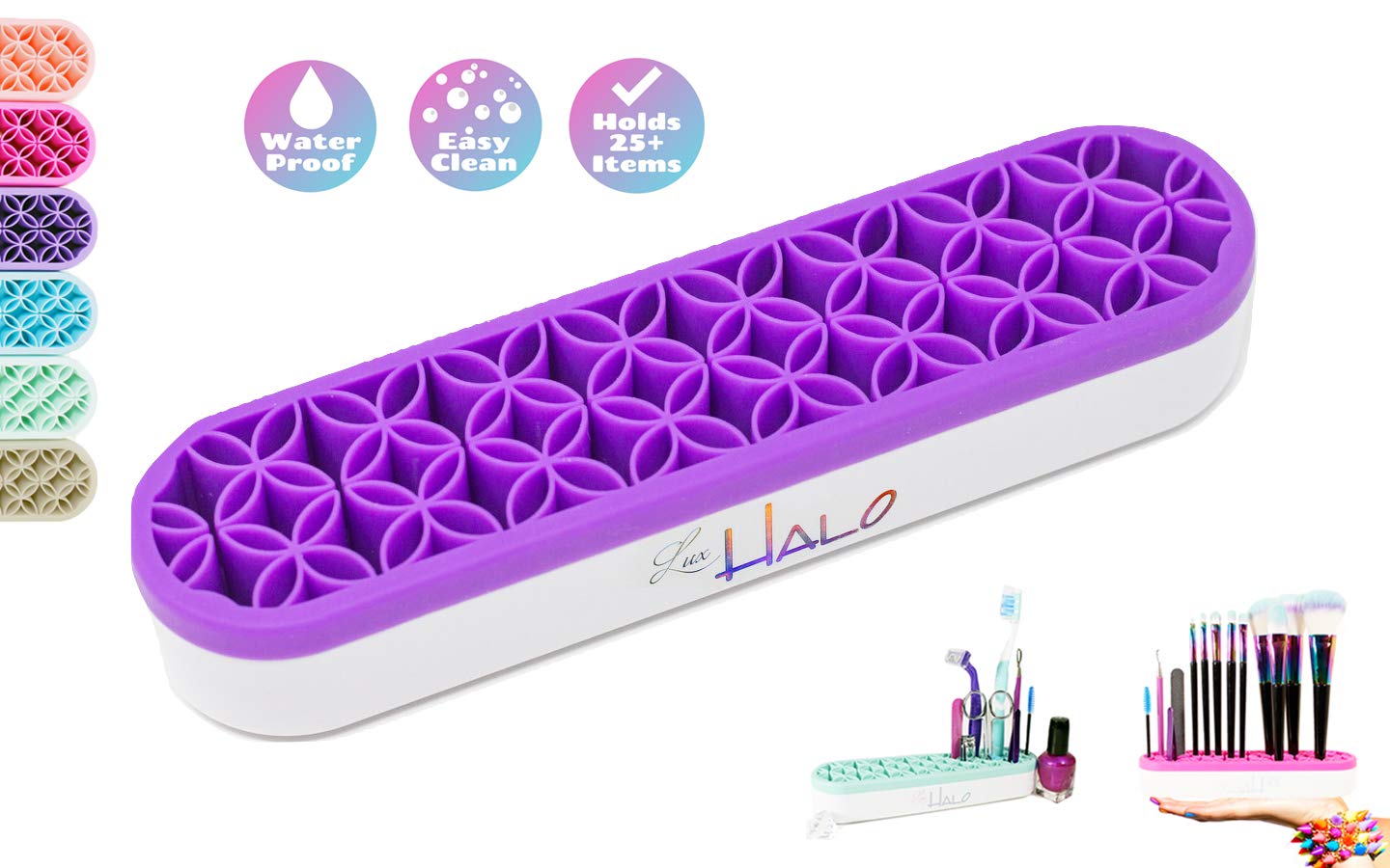 BEST TOOTHBRUSH HOLDER - bathroom organizer, makup brush organizer, makeup brush drying rack, office stationary, paint brush holder, art supplies, craft or sewing tools, Easy to clean