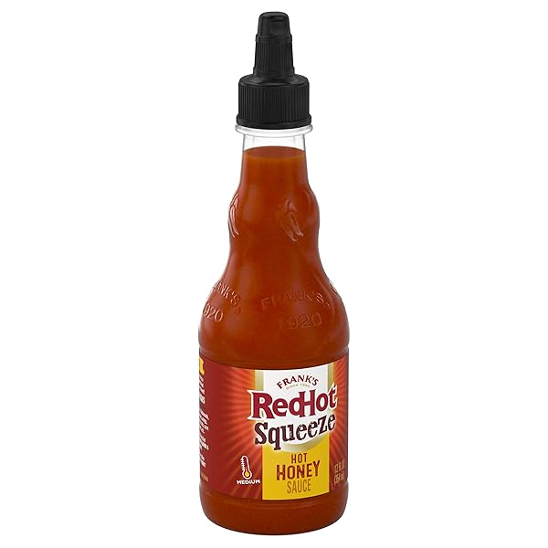 FRANK’S REDHOT SQUEEZE HOT HONEY SAUCE, 12 FL...