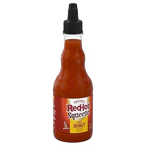 Frank's RedHot Squeeze Hot Honey Sauce, 12 fl oz (Pack of 6)