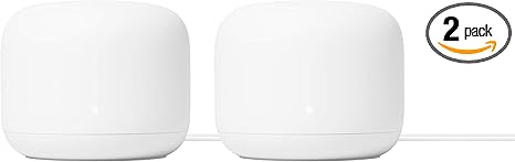 Amazon Com Google Nest Wifi Router 2 Pack 2nd Generation 4x4