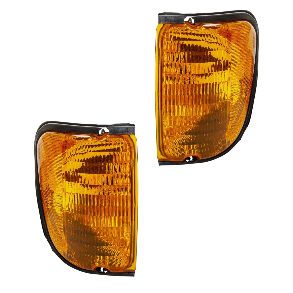 Photo 1 of For Ford E-350/E-450 Super Duty 2004 2005 2006 2007 Side Marker Light Driver And Passenger Side | Pair | Plastic | Replacement For FO2520176, FO2521176 | 5C2Z13201AA, 5C2Z13200AA