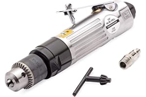 Rockwood 3/8 Inch High Torque Air Motor Non Reversible Drill Pneumatic 2500 Rpm