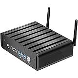 XCY X31 Mini PC Windows10 Intel Core i5 Fanless TV Box Desktop Computer (8G DDR3 RAM 128GB SSD, Intel i5 5200U, 2.2Ghz, Wifi)