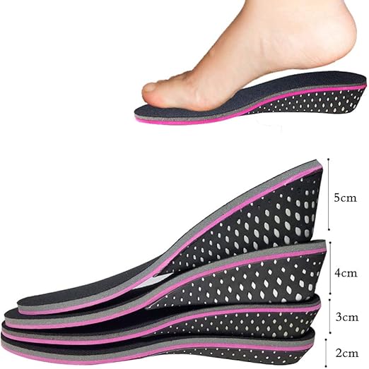 Adjustable Breathable Height Increase Insole Shoe Lifts for