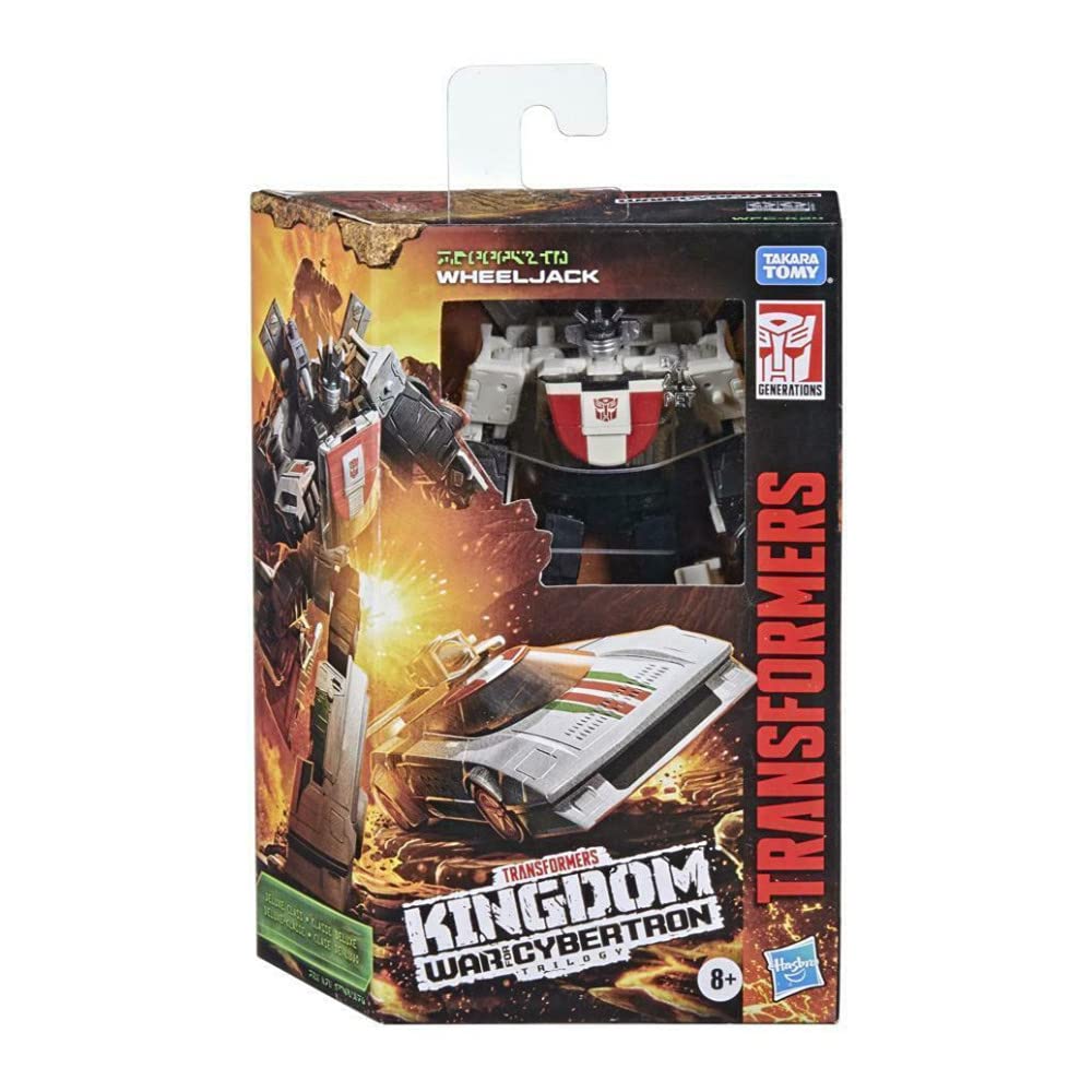 TRANSFORMERS WFC-K24 Wheeljack - Generations War For Cybertron: Kingdom - Figura 13,5cm Con Lanciarazzi