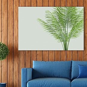 Watercolor Style Plant with Narrow Leaves