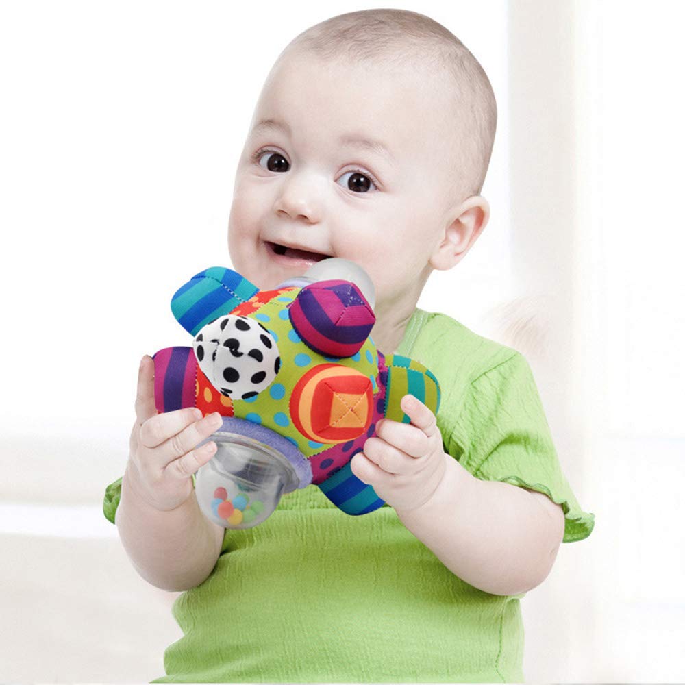 Developmental Bumpy Ball Toy, Newborn Baby Infant Toys 0-3 Months, Help Develop Motor Skills and Brain Nerves, Sensory Baby Toys 3-6 4 5 6 7 8 9 10 11 12 Months 6.7