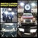 Aaiwa LED Pod Light Bar, 6 Inch LED Driving Lights 2 PCS 48W Flood Off Road Light LED Fog Lights for Truck SUV ATV Boat