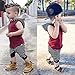 Fabal Cute Toddler Kids Baby Boy Hooded Vest Tops+Short Pants 2pcs Outfits Clothes Set (12M, Red)