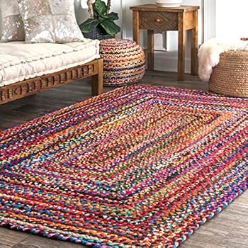 nuLOOM Tammara Hand Braided Area Rug, 5' x 8', Multi