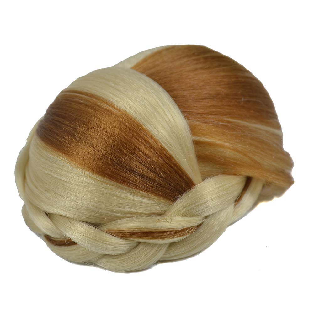 Amazon Com Deniya Chignon Braided Hair Bun Extension Clip In