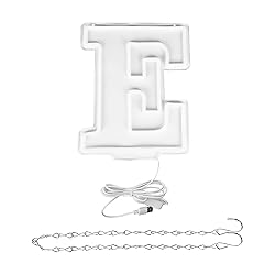 ATTNEON Letter E Neon Sign,Letter Lights 26