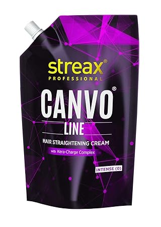 Streax Pro Hair Straightening Cream, Intence, 500ml