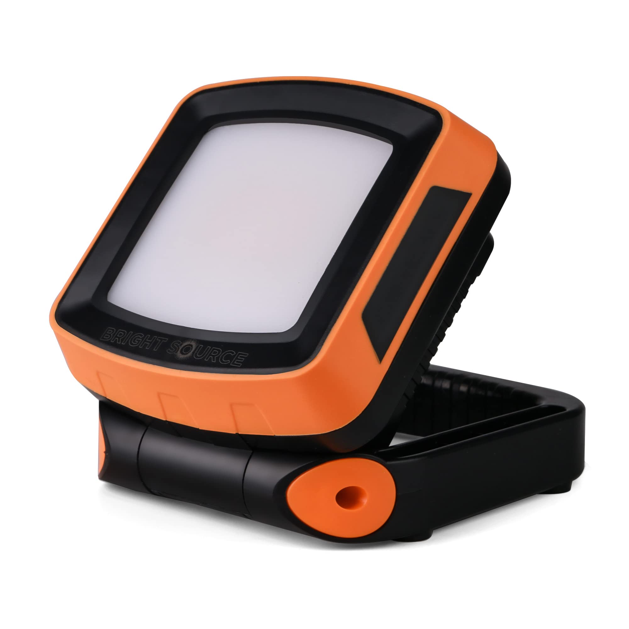 Bright Source USB Compact Rechargeable Portable IP65 Work Light | Magnetic Adjustable Bracket & 360° Hanging Hook | 3 Brightness Modes 400-800lm & SOS Flash Mode