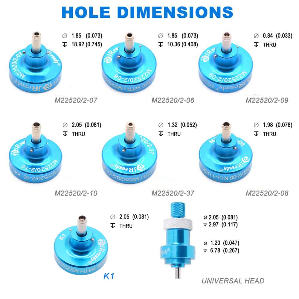 JRready ST2060AS2G M22520 2 01 Indent Crimper Kit NEWAS2G 615717