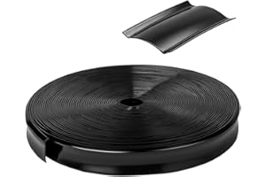 TNAIYH RV Trim Molding Insert, 50FT Heavy Duty Camper Exterior Screw Cover Trim, Travel Trailer Gutter Corner Outside Seam Roof Edge Weather Stripping, Universal for Motorhomes