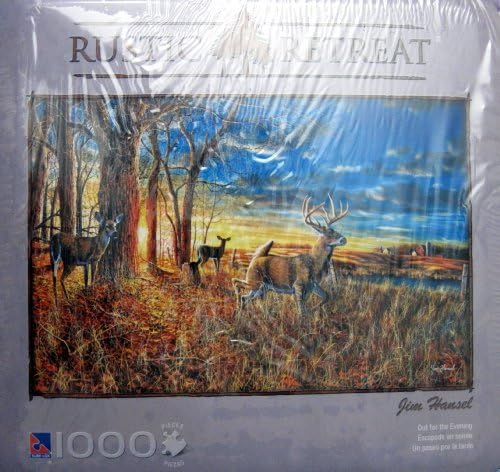 Rustic Retreat 1000 Pcs Puzzle "Out for the Evening" By Jim Hansel