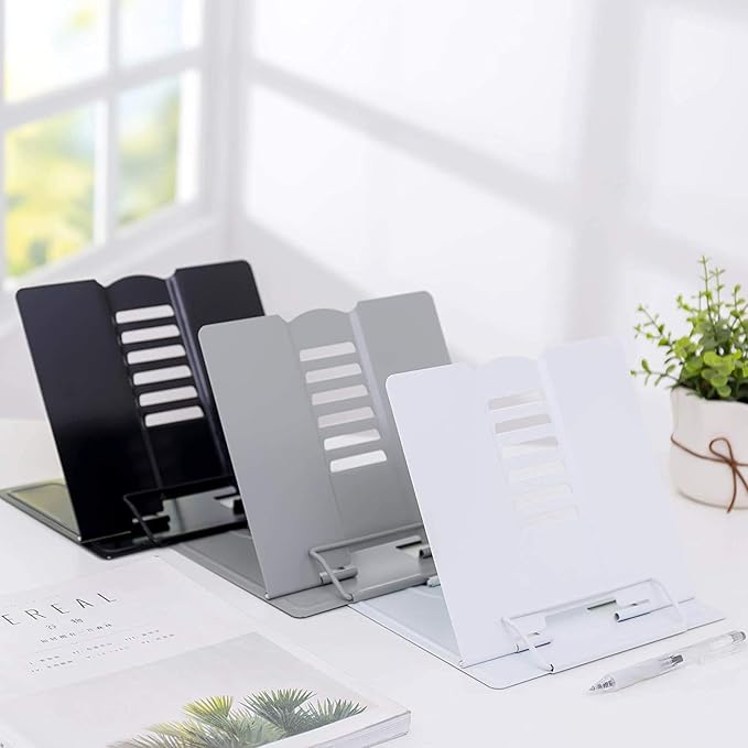 jippco Desktop Book Stand 5 Adjustable Positions Reading Foldable Tray