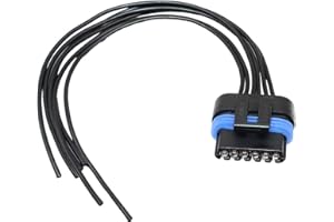 YUNDA 12085247, 12101880, IP1170 PT787 12167121 Wire Ignition Module Crankshaft Sensor Connector 1987 On Chevy GMC Pontiac Buick Olds[6-Way Female]