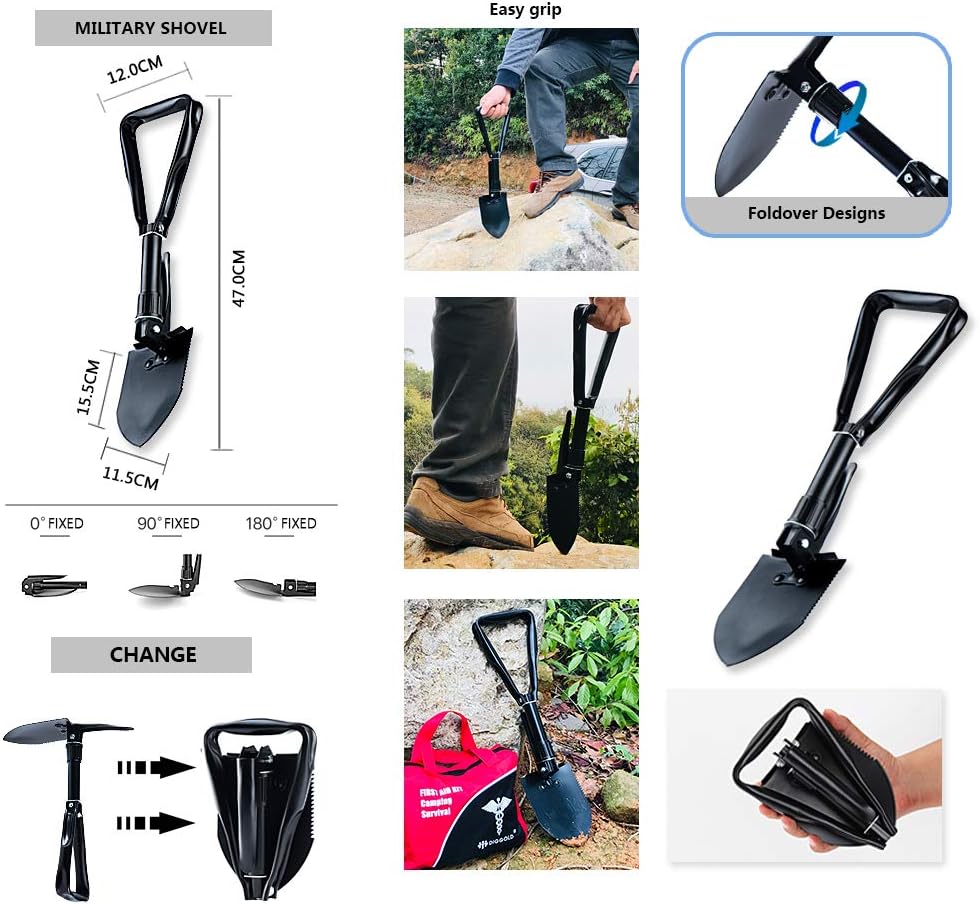 First Aid Kit Home Comprehensive 25 Items 131 Piece Soft Case Bag for Camping Hiking Car Emergency Survival Outdoor Sports Office by DIGGOLD : Sports & Outdoors