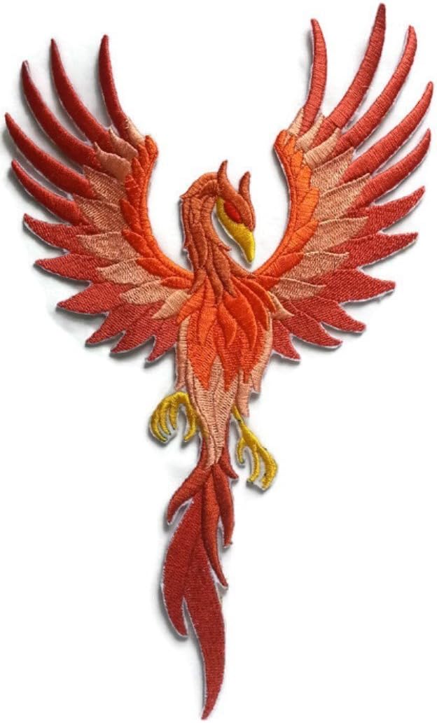 Custom Phoenix Embroidery Iron On/Sew patch [5.94 * 9.99][Made in USA