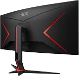 AOC CU34G2X 34 inch WQHD Curved 144Hz Gaming Monitor 3440x1440 VA AMD FreeSync view 3