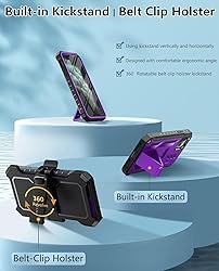FNTCASE for iPhone 11 Pro Max Case: with Belt-Clip