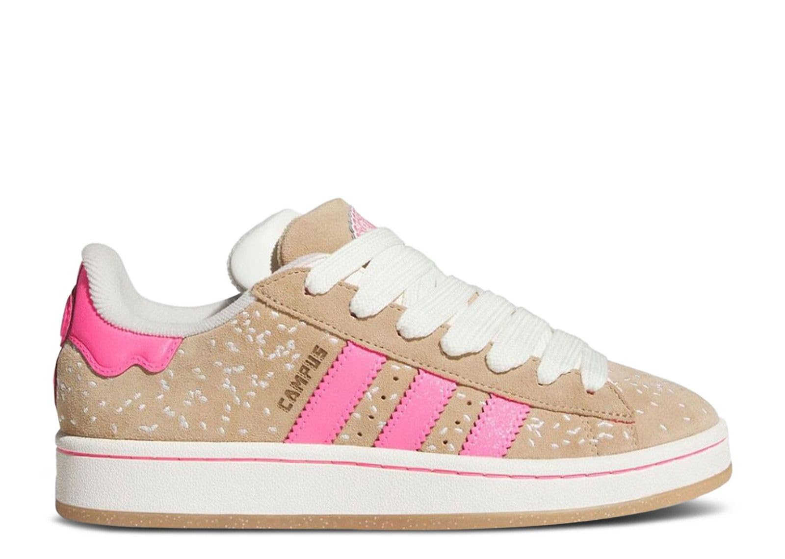 adidas Campus 00s Women's Shoes, Warm Sandstone/Lucid Pink/Off White, Size 8.5 Image