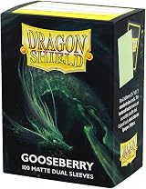 Dragon Shield Matte Dual Standard Size Card Sleeves 100ct Gooseberry
