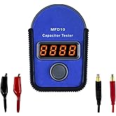 MFD10 Digital Capacitor Tester with LED Display 0.001-9999&mu;F, &plusmn;5% Accuracy | Capacitance meter 0.001&mu;F to 9999&mu;F high precision stable large clear LCD portable rugged compact lightweight design