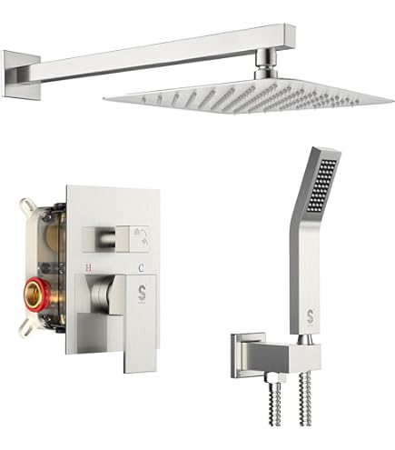 Amazon.com: Zigzag Shower Niche Recessed, ABS Plastic Bathroom