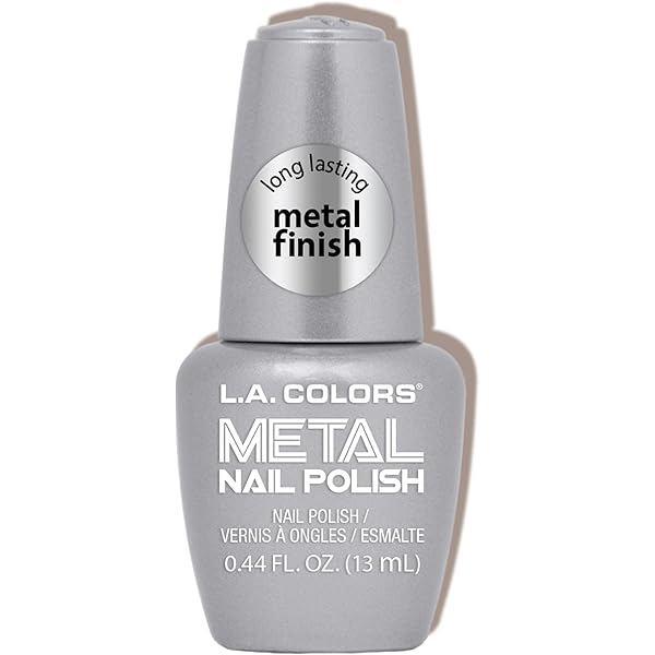 Amazon.com : L.A. COLORS Metal Nail Polish, Bubbly CNL62 : Beauty