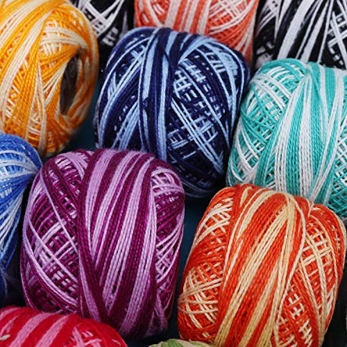 4 Crochet+Thread+42+Pcs+Assortment