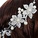 Remedios Wedding Headband Bridal Crystal Beads Hair Accessory for Bride