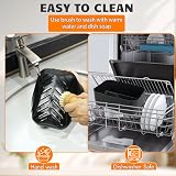 YQL Thickened Silicone Air Fryer Liners 19.5x12.7x9cm Ninja 7.6L AF300UK view 7