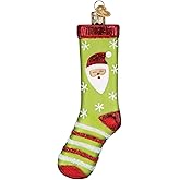 Old World Christmas Christmas Sock Glass Blown Ornaments for Christmas Tree