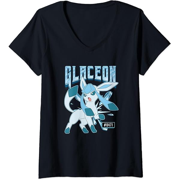 Amazon.com: Pokémon Glaceon #0471 Ice Type Eeveelution Portrait T