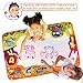 Aquadoodle Mat Aqua Doodle Mat, Kids Toys Large Water Drawing Mat Toddlers Painting Board Writing Mats in 6 Colors with 2 Magic Pens and 1 Brush for Boys Girls Educational Size 34.5