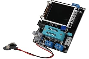 Transistor Tester GM328 Multifunctional Electronic Component Tester Kit, Transistor Checker Frequency Voltage Measurement PWM