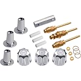 Danco 3-Handle Trim Kit for Gerber, Knob Handle, Chrome (39615)
